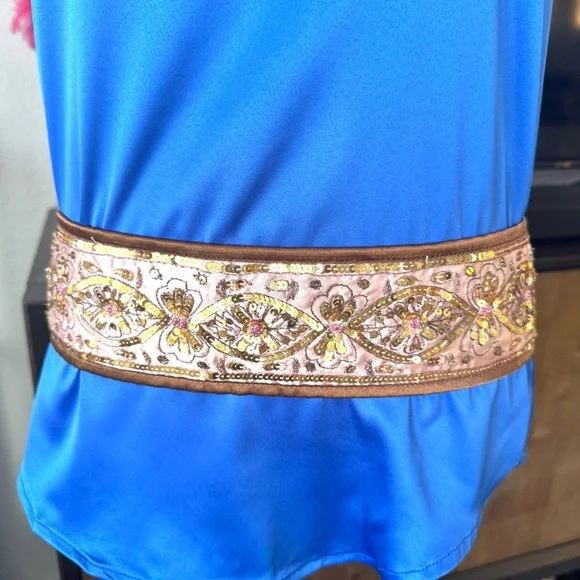 Embroidered and Sequined Embellished Belt - Picture 2 of 8